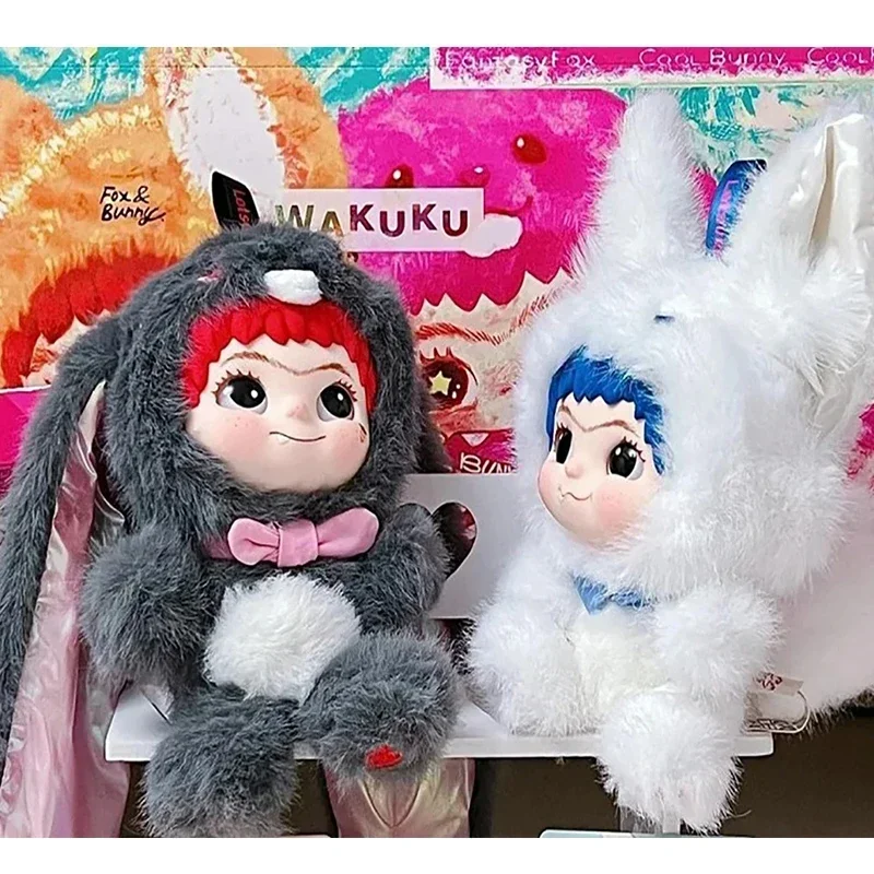 

В наличии оригинальная слепая коробка Wakuku V2 Fox Rabbit трюк дневник кулон подарок на день рождения гаражный комплект детские игрушки кукла Wakuku