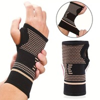 1PC Gym Wrist Protector Crossfit Bodybuilding Sports Wristband Compression Wrist Brace Knitting Wrist Guard Palm Bandage Fitness
