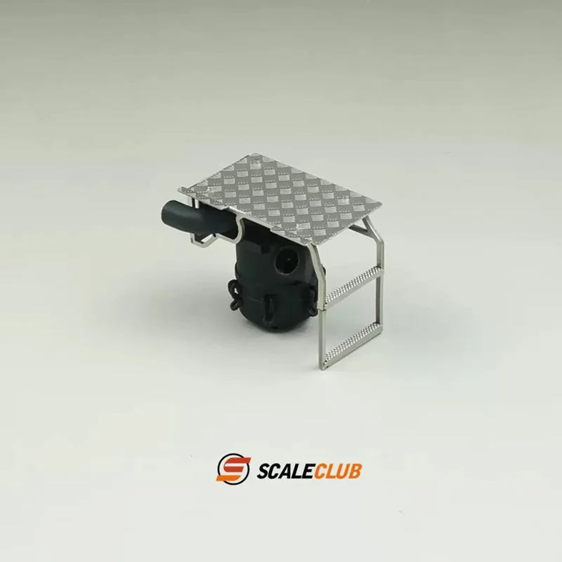 RC 1/14 Luftfilter Metalltreppe für Tamiya Hydraulikbagger Lader Muldenkipper für SCANIA MAN VOLVO Anhänger Kipper DIY-Teile – Detail 2