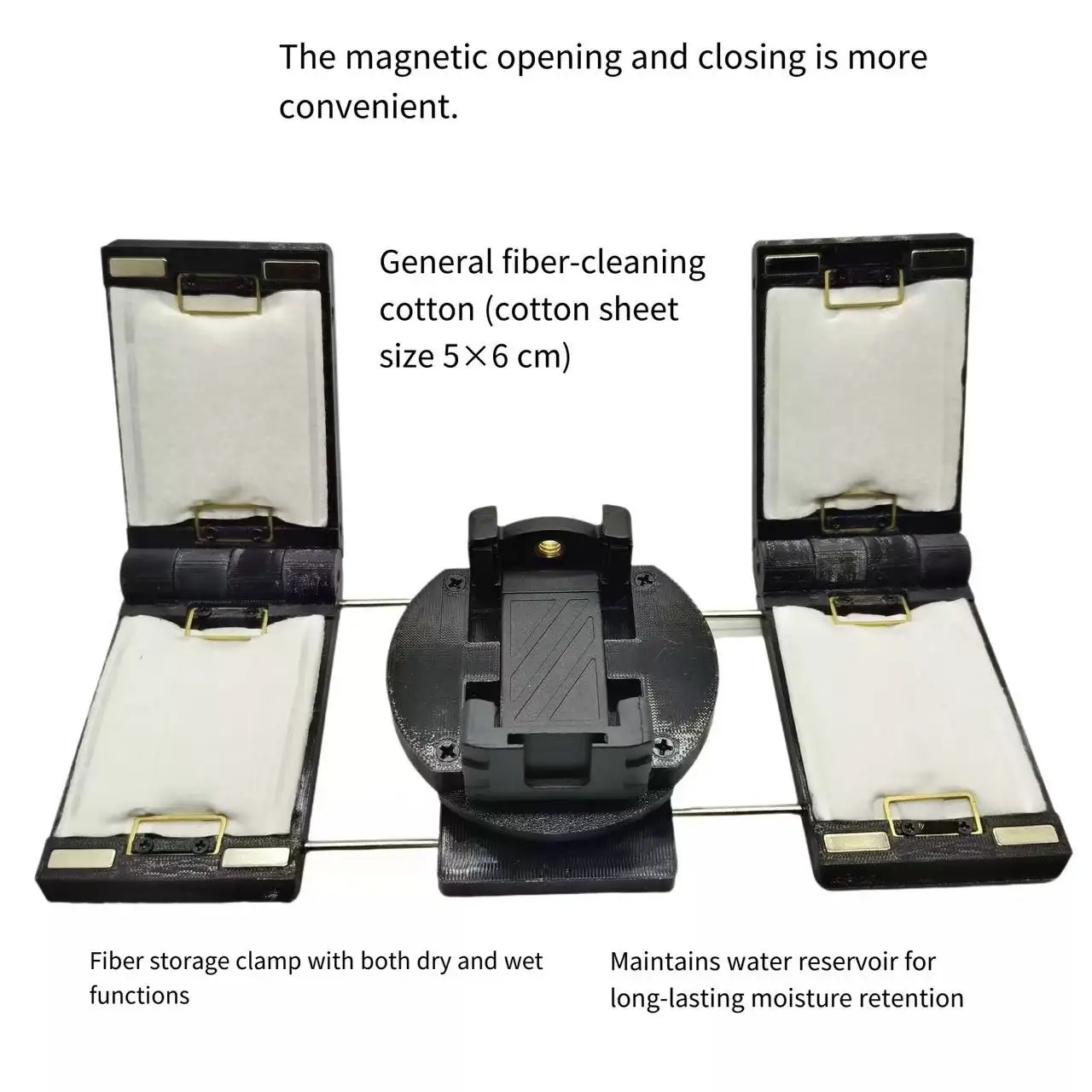 Fiber cutting workbench: Fiber wiping, storage and cutting all in one, with the knife table rotatable for cutting left and right