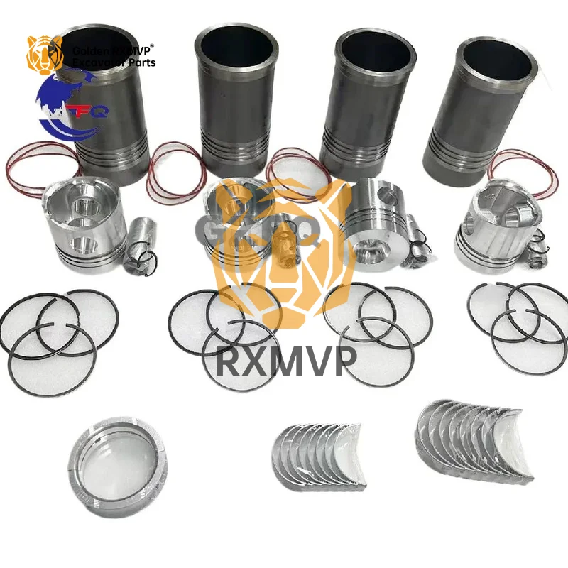 Excavator overhaul repair kit Weifang brand new for 4105ZD 495 K4100D R6105ZP LL380 ZH4100D