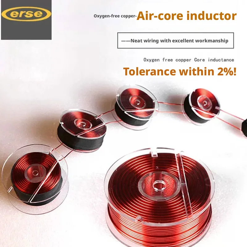 1pcs 100% Original American ERSE Wire diameter 1.2mm oxygen free copper hollow core inductor ALQ frequency divider dedicated