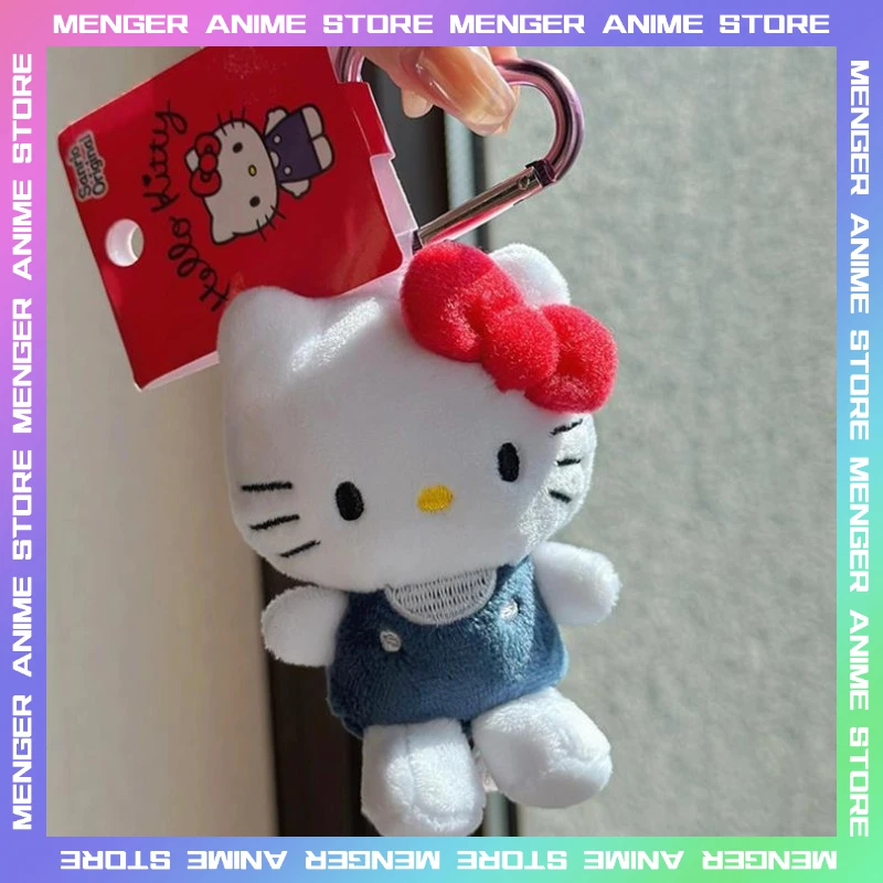 

Hello Kitty 3 Style Plush Doll Pendant Kawaii Anime Backpack Charm Cute Keychain Decoration Ornaments Toy Accessories Gift
