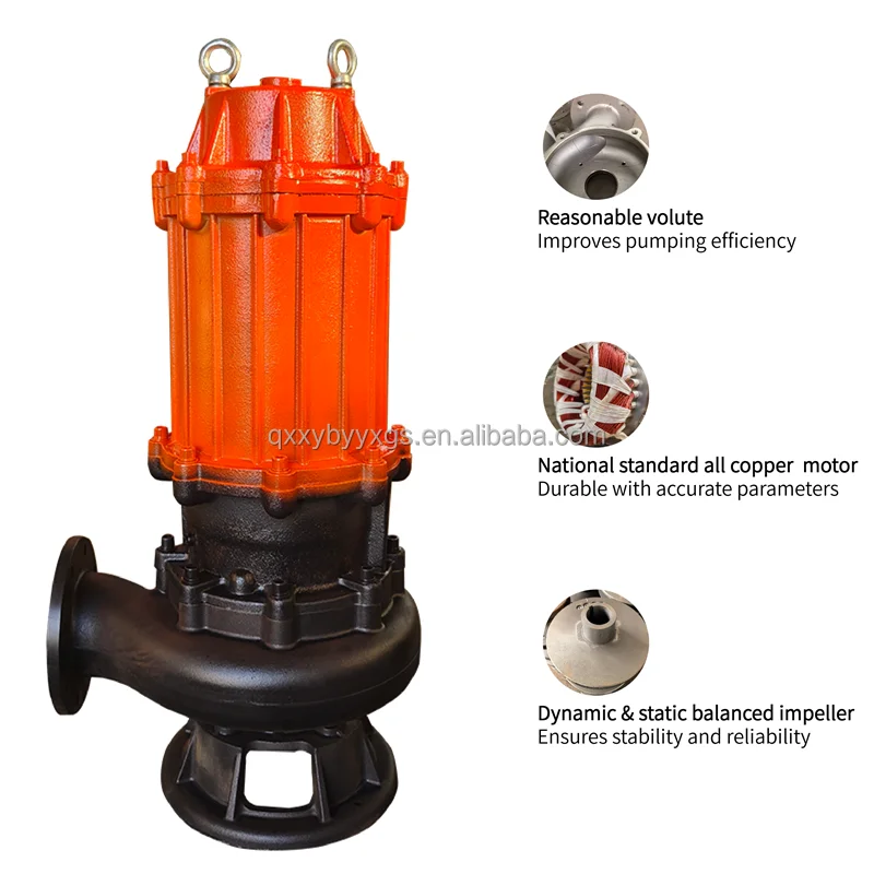 

Hot Sale Submersible Low High Pressure High Quality Mine Farming Chemical Slurry Sewage Sand Water Pump Machine