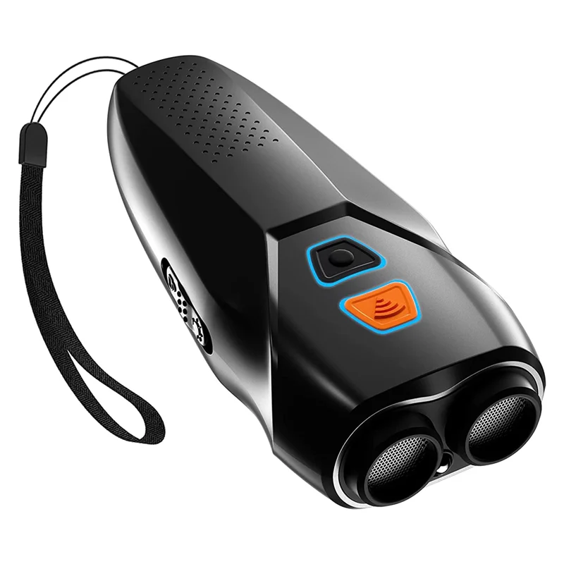 بالموجات فوق الصوتية الكلب مبيد الحشرات التدريب النباح وقف الكلب جهاز الردع LED كلب النباح وقف التحكم طارد + مصباح يدوي Set-ABJU