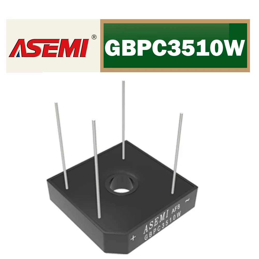 GBPC3510W 35A Bridge Rectifier 1000V Equipped with Heat Sink ASEMI