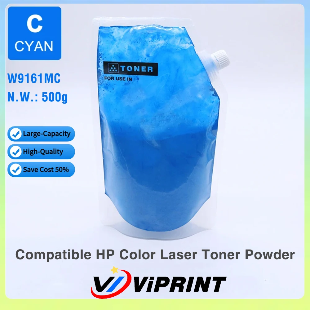 

500 г/шт W9160MC цветной тонер-порошок, совместимый для HP Color LaserJet, управляемый E87750, МФУ с управлением по потоком E87740 E87760 E87770