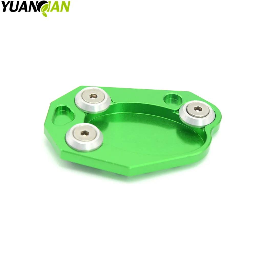 جديد قطع الغيار للدرجة النارية مسنده القدم الجانب حامل تكبير تمديد وسادة دعم لوحة لكاواساكي Z 800 Z800 ER6 ER-6 2013-2015