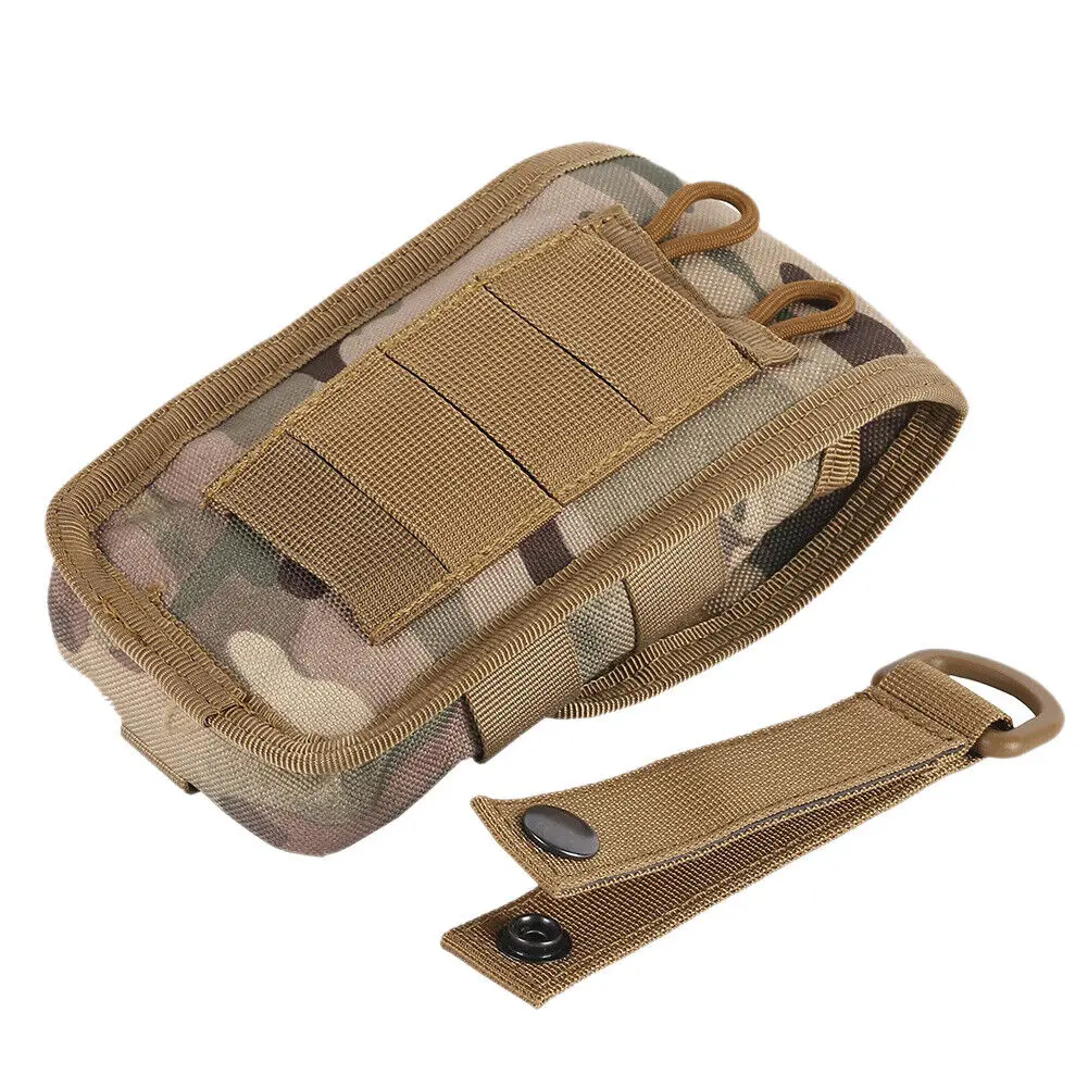 Tactical Molle Pouch Belt Outdoor Waist Bag Pocket With Cell Phone Holster Belt Pouch Cell Phone Holster