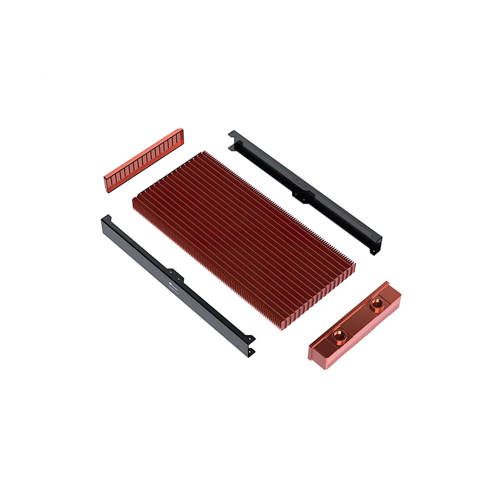 Bykski B-RD280-TN-V3 28cm 280mm 2 x 14cm Copper Radiator Liquid Water Cooling