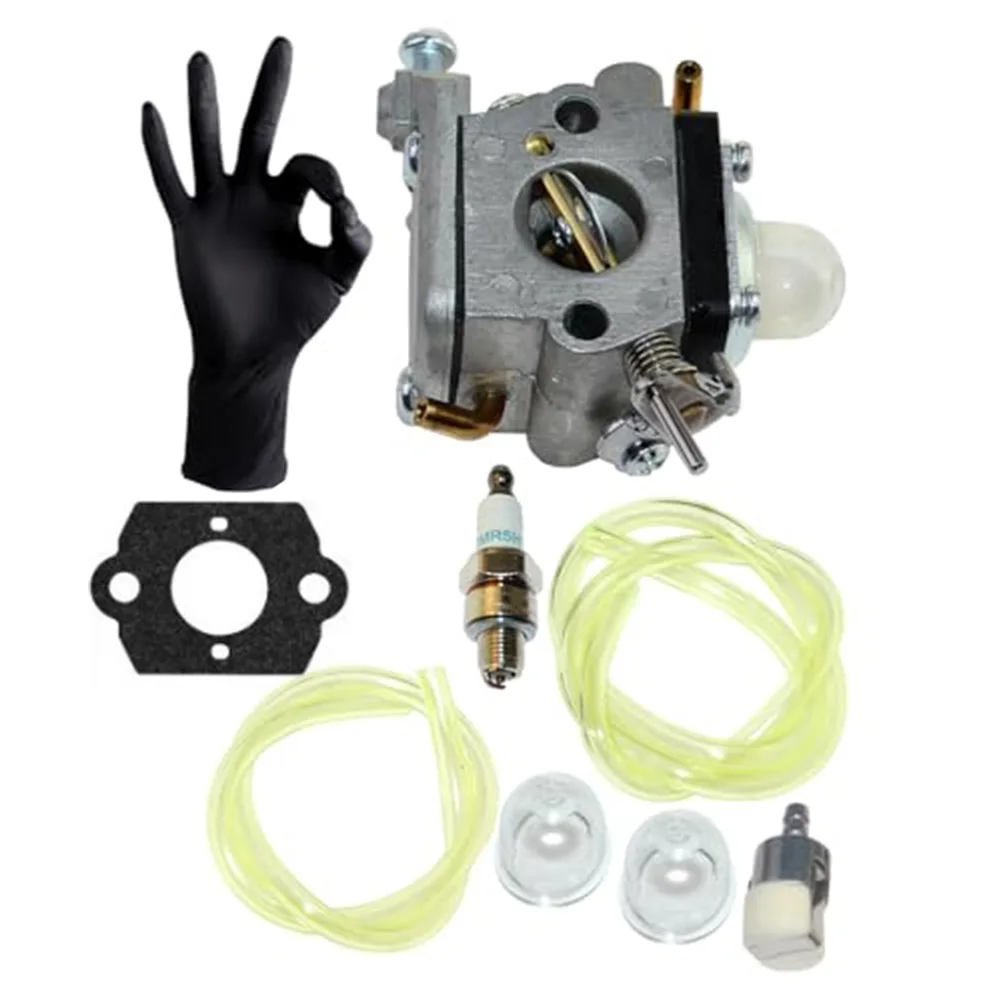 Metal carburetor kit for 122HD45 122HD60 322HD60 522HD60S 522HD60X designed to reliable engine running and easy setup