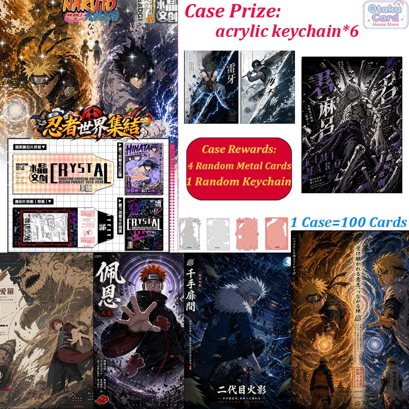Naruto Cards Ninja World Gathering Tear Off Cards Wholesale Anime Collectible Trading Cards Manga Fans Gift Bulk