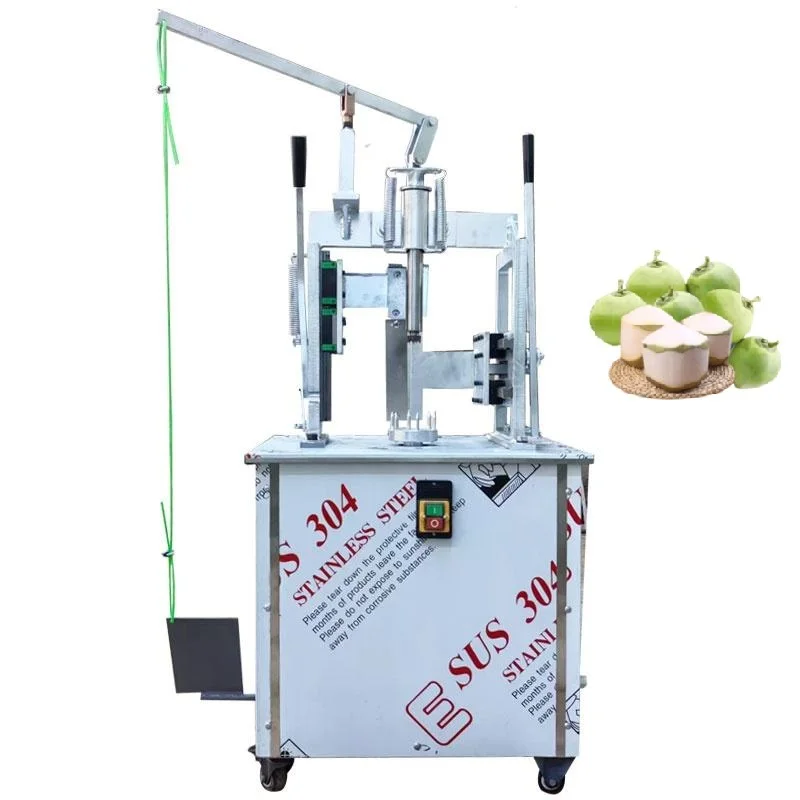 

Коммерческий резак для кокосовой кожи, свежий зеленый, нежная машина для очистки кокосов, автоматическая машина для очистки кокосовой кожи