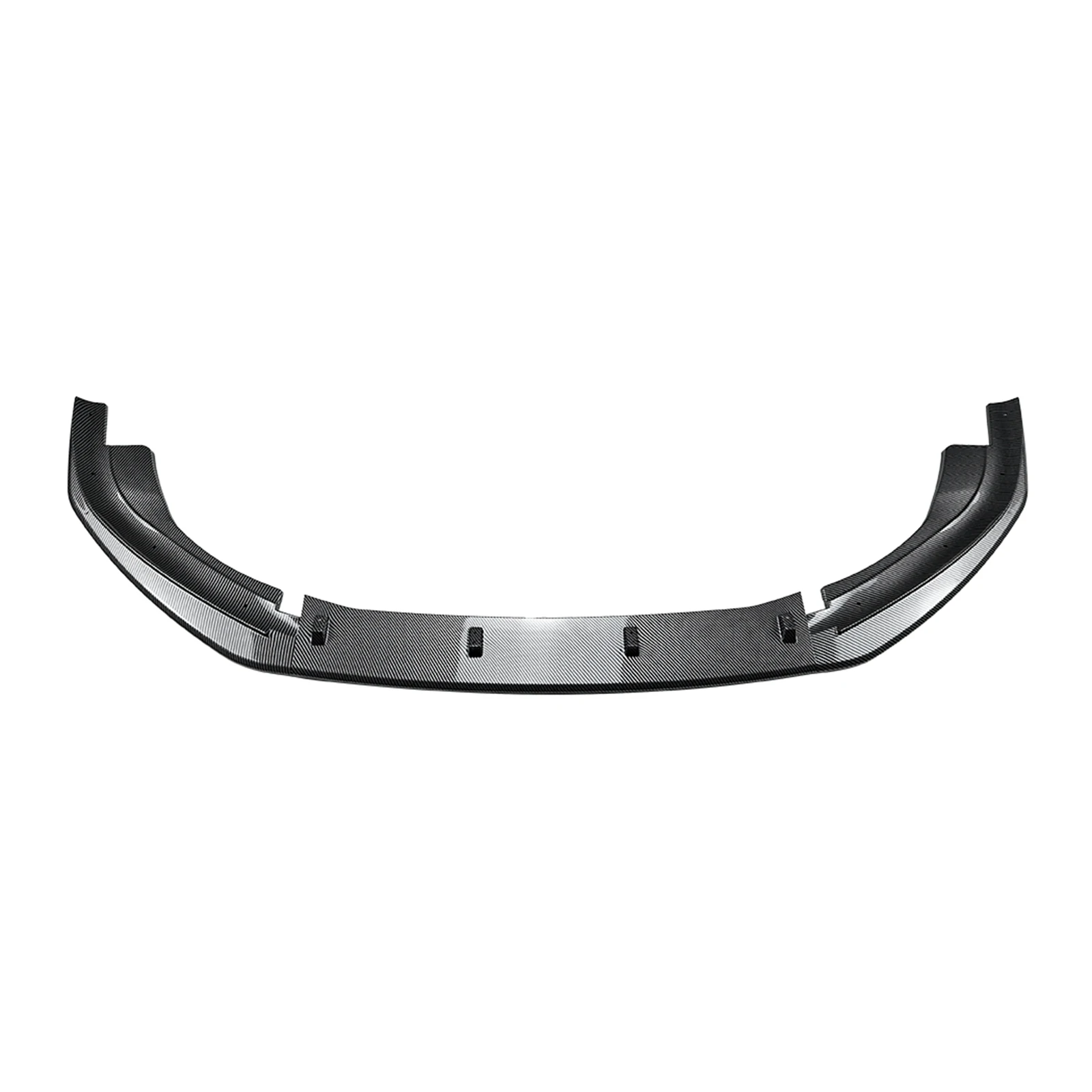 For Volkswagen VW Golf 6 MK6 R 2010-2013 Front Bumper Spoiler Lip Carbon Fiber Look/Gloss Black Lower Splitter Protector Blade - view 2