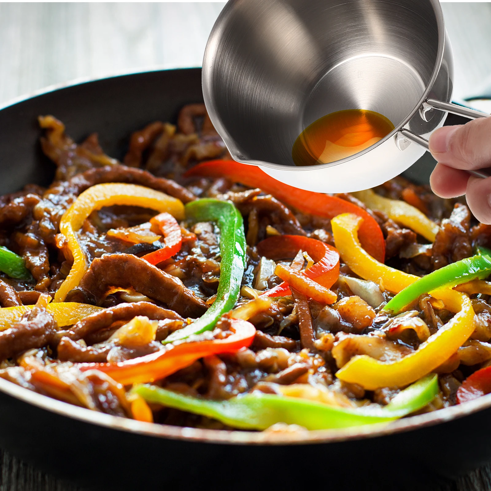 

Соусник из нержавеющей стали 304, класс 300 мл, длинный H, кухонный горшок для масла, мини-сковорода для молока, блюдца для плиты, паровые кастрюли, легкий