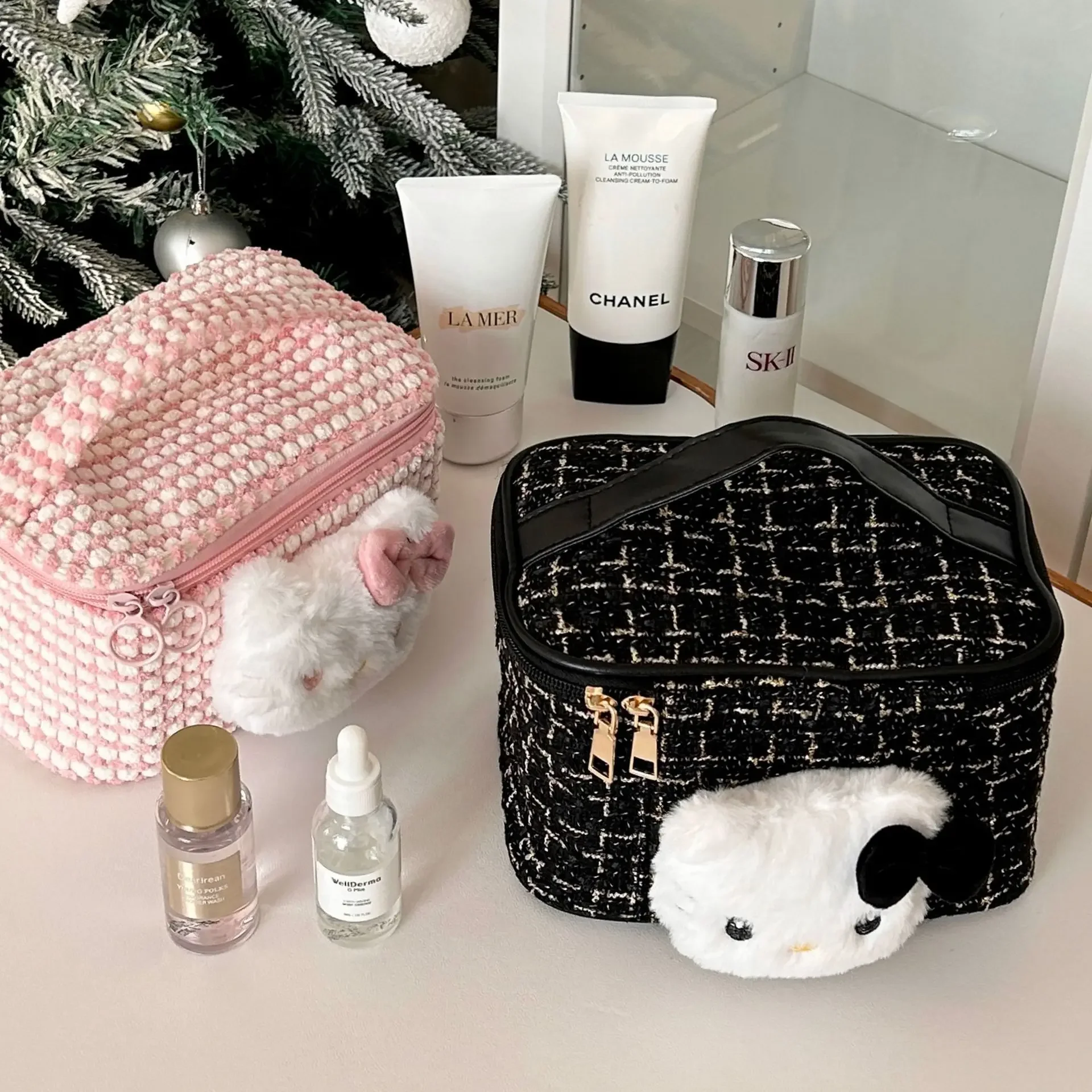 Hello Kitty 2025 nieuwe make-up tas grote capaciteit handtas reisorganisator draagbare waskit opslag Kawaii cosmetische vrouwen cadeau