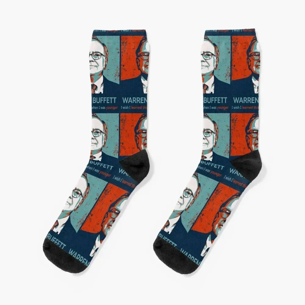 warren buffet hope Socks cartoon sheer hiking kids Men's Socks Luxury Women's