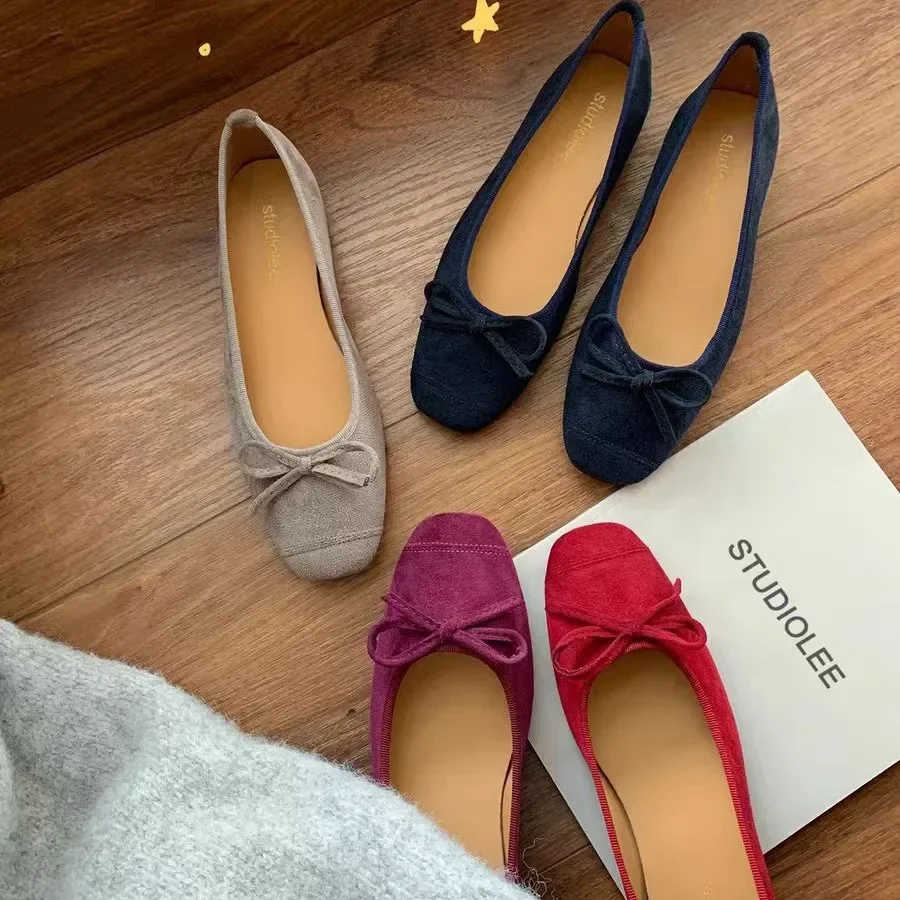 

Bow Decoration Women Ballet Flats Shoes Casual Shallow Loafers Shoes Elegant Women Sandals Comfort Sneakers Woman Shoes Fashion