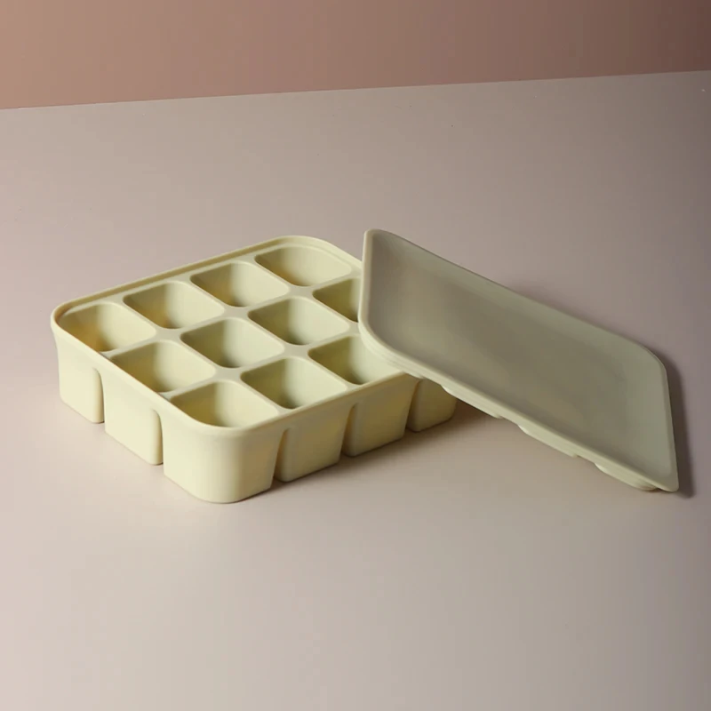 12 Grid Ice Cube Mold Silicone Ice Cube Tray Square Tray Mould Easy Release Silicone Ice Cube Forms Bar Kitchen Accessories