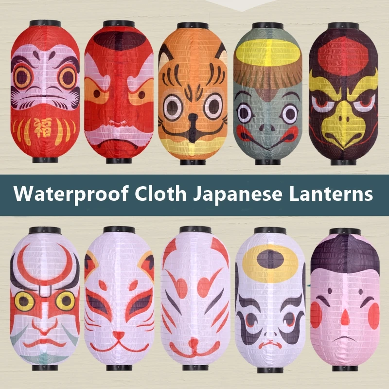 

New Japanese Gods Spirits Waterproof Lanterns Sake Izakaya Sushi Ramen Noodles Cuisine Restaurant Advertising Holiday Decoration