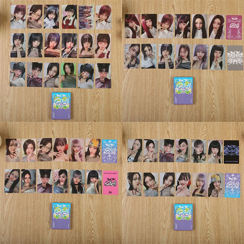 KPOP Wonyoung Photocards Albums SWITCH Postcard Yujin Gaeul LIZ Rei Leeseo Lomo Card Fans Collection Gift