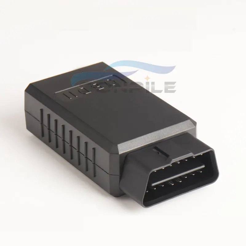 Automotive OBD2 Male Housing Connector, Suitable for ELM327 Bluetooth and GPS