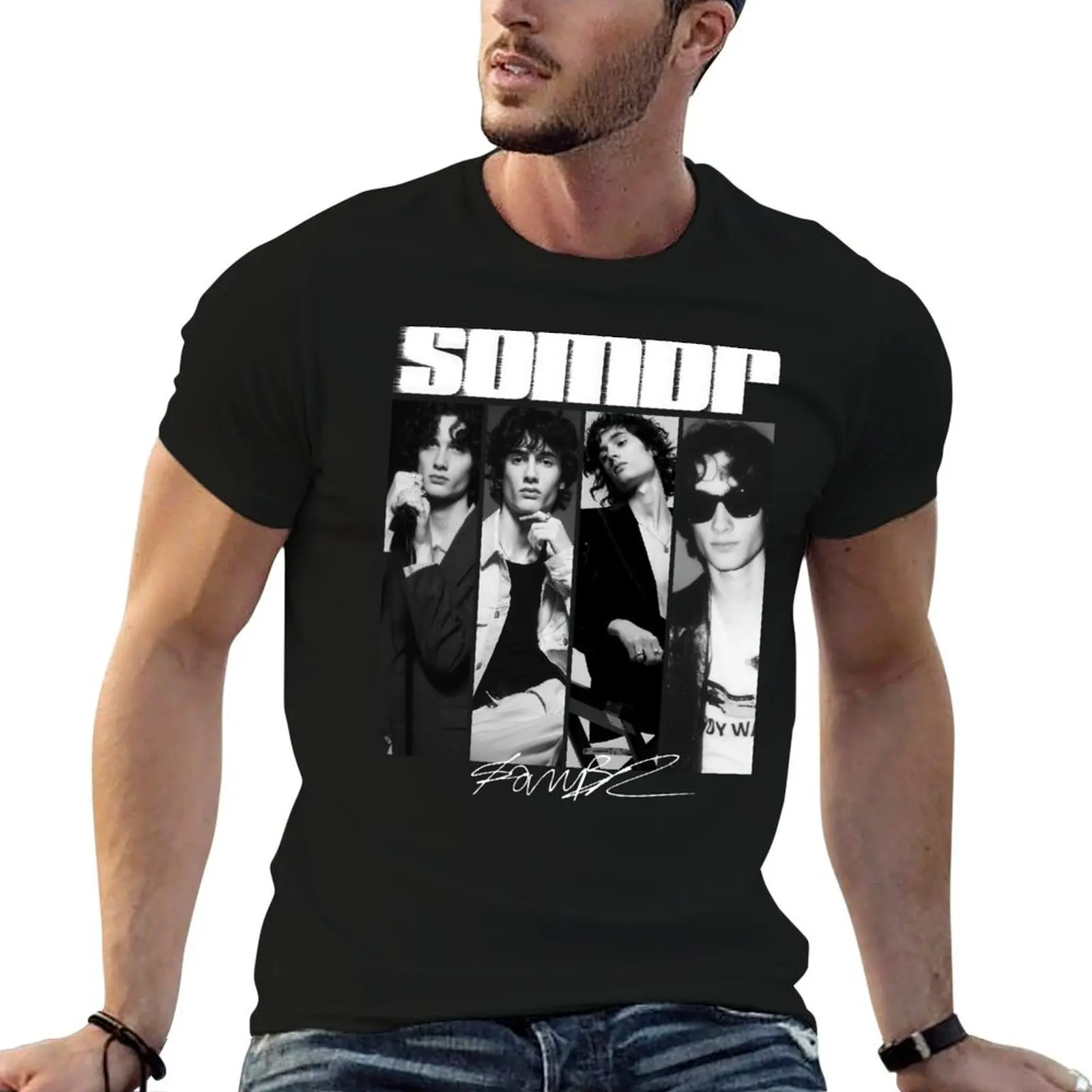 

Sombr Retro 90s T-Shirt man t shirt heavy cotton cotton t shirt man T-Shirt