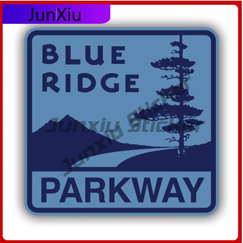 

Vintage Blue Ridge Parkway Sticker Creative Decals Auto Decor Car Sticker Vinyl Decal Waterproof Durable Fade Proof For Car