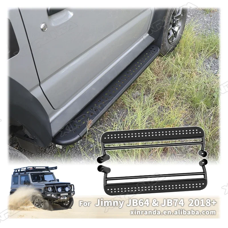 

JB74 Accessories Car Side Bars Side Steps for Suzuki Jimny JB74W JB64W JB74 JB64 2018 2019 2020 2021 2022 2023