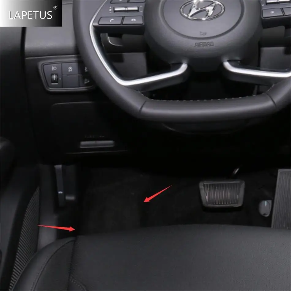 Car Accessories Footrest Left Foot Rest Pedal Decor Frame Cover Trim For Hyundai Tucson NX4 2021 - 2025 / SANTA CRUZ 2022 - 2024