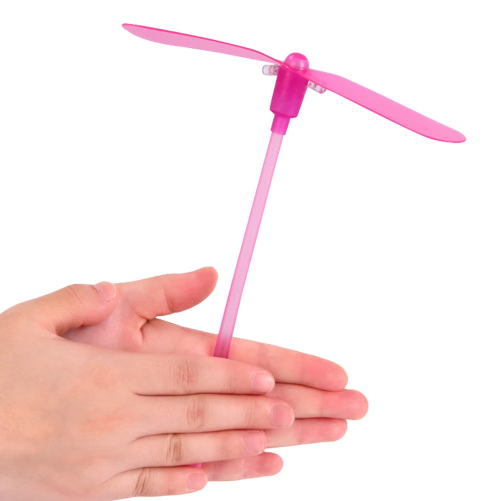

30pcs Flying Dragonfly Toys LED Glowing Flash Parent-child Interaction Sensory Rotating Toy