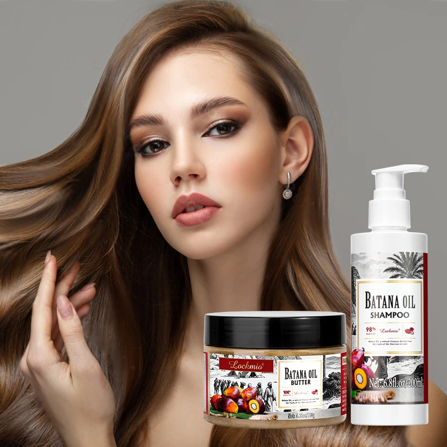 

Шампунь с маслом Батана и масло Батана, увлажняющий питательный кондиционер для мужчин и женщин, разглаживающий вьющийся уход за волосами, чистые продукты