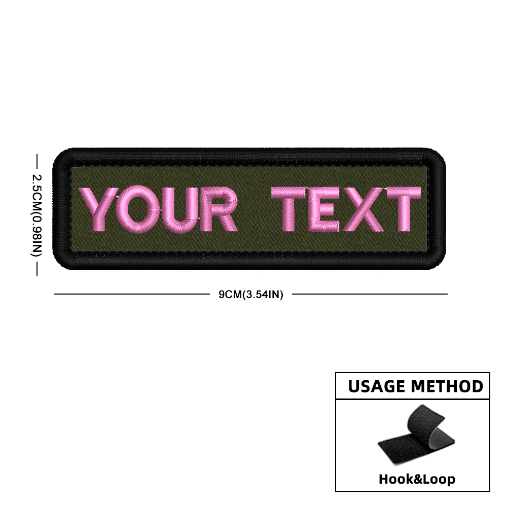 الجيش الأخضر مخصص اسم التصحيح بقع شخصية المطرزة العسكرية التكتيكية شارة المشارب شعارات الحديد على أو هوك حلقة #5