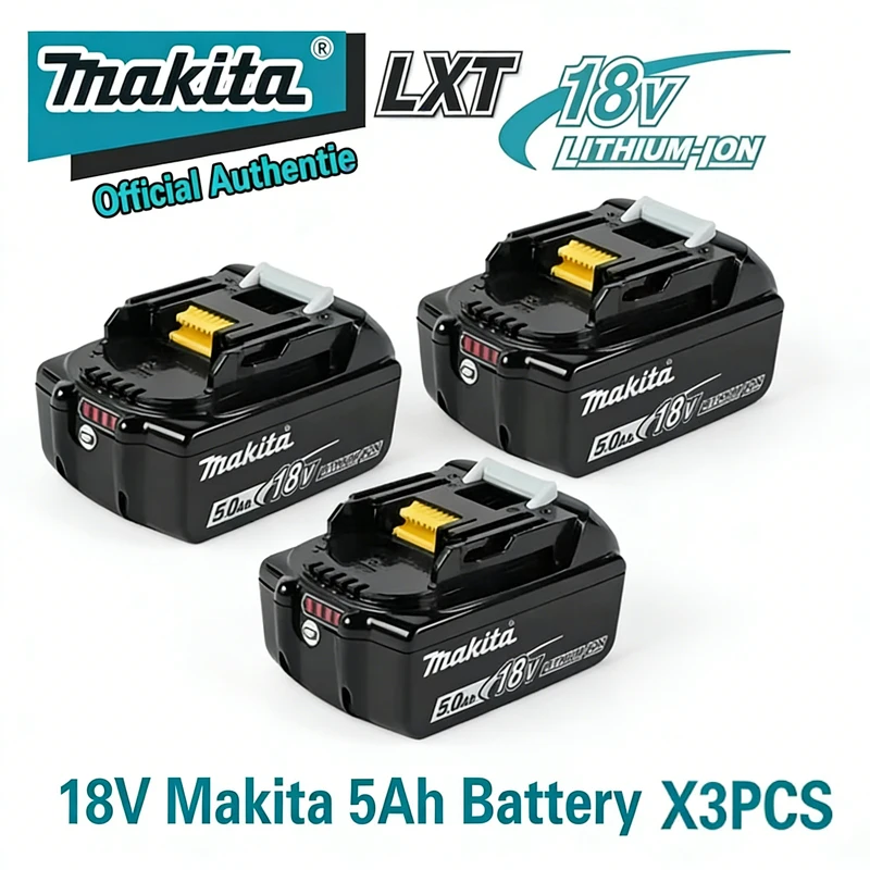 Makita 100% originele 18V 9Ah accu met grote capaciteit, geschikt voor haakse slijper, krachtige gereedschapsaccu + oplader + elektrische boormachine