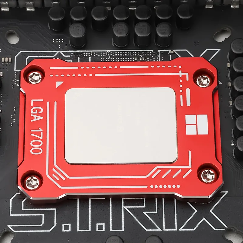 Thermalright LGA 17XX BCF support CPU rouge boucle Anti-flexion plaque de pression incurvée fixation CPU entièrement sans Installation de suivi