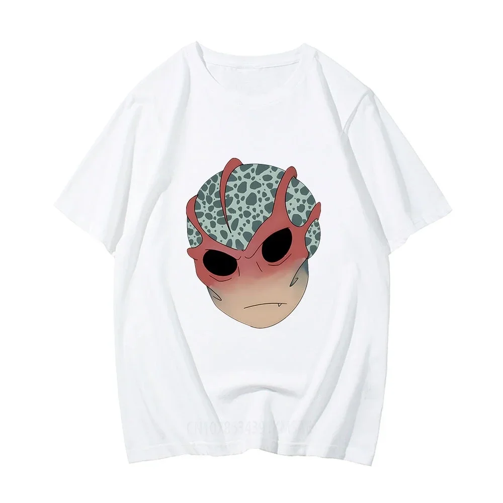 Camiseta de Alien Resident para Hombre, camisa informal de manga corta de algodón con estampado de dibujos animados de alta calidad, Ropa de cómic