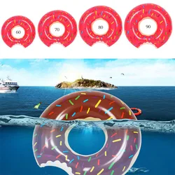 Inflatable Swimming Ring Donut Pool Float for Adult Kids Swimming Circle Ring Mattress for Summer Water Swimming Pool Beach Toys