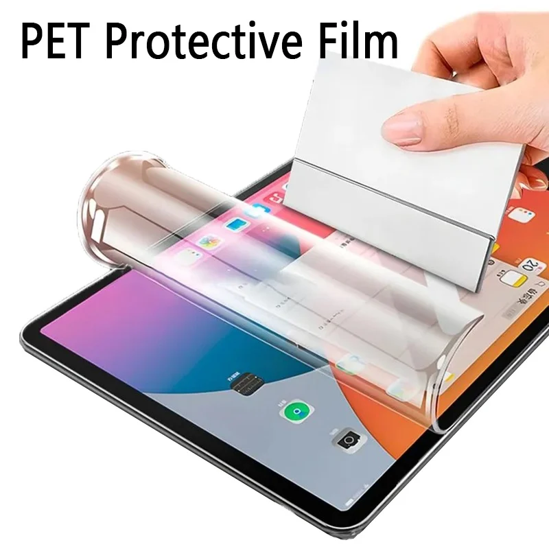 Soft PET Film For IPad Pro 12.9 2022 2021 2020 2018 2017 2015 Tablet Screen Protector For iPad Pro 12.9 6 5 4 3 2 1 generation