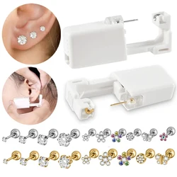 1PC Disposable Sterile Ear Piercing Unit Ear Cartilage Tragus Helix Piercing Gun More Safety Piercer Tool For Piercing