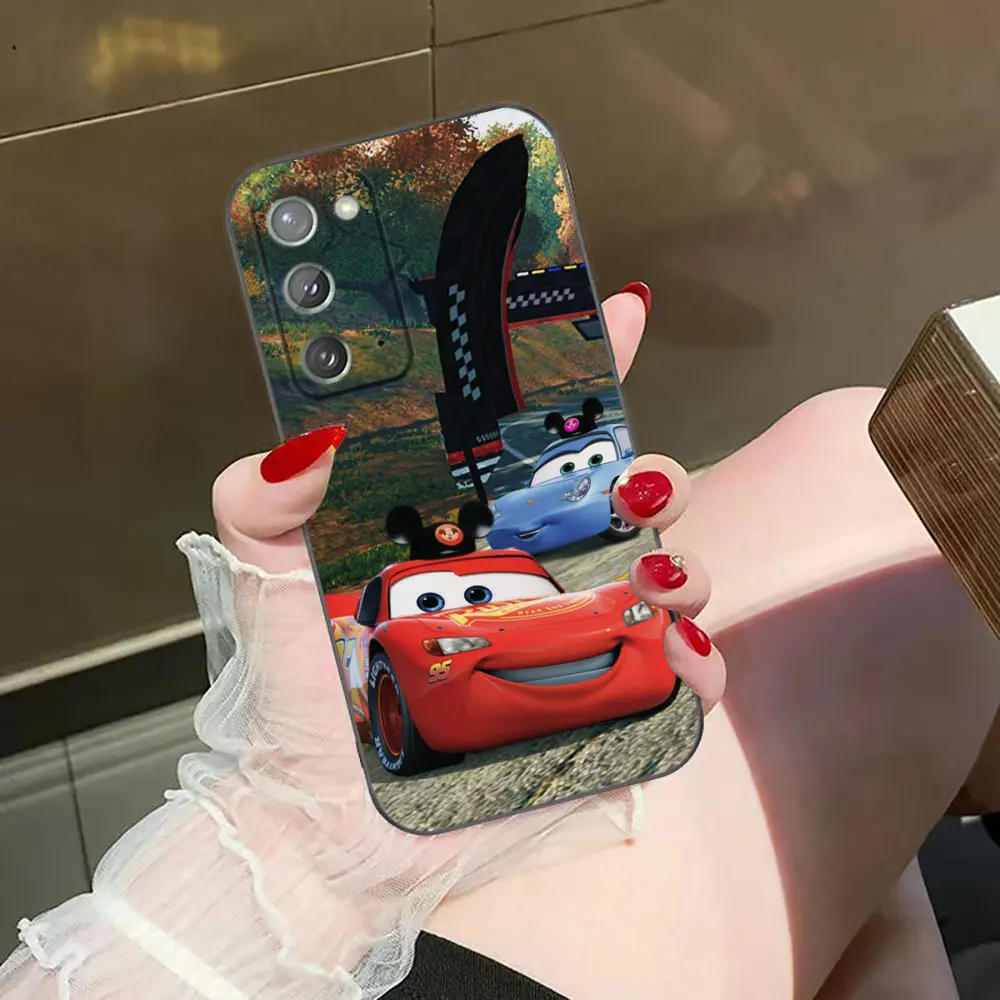 D-Disney Cars Lightning McQuee Phone Case For Samsung NOTE 8 9 10 20 Ultra Lite A02 A02S A03 A03S A04 A04E A05S A8 A9 A10 Case