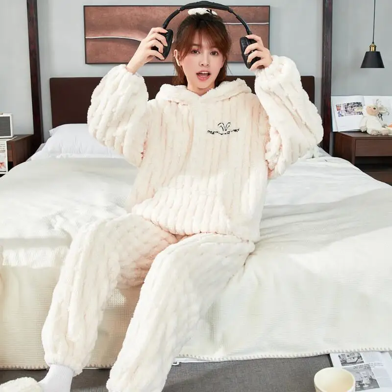 Mode Homewear Sexy pyjama ensemble femmes configuration dames deux pièces femmes chaud costume Co Ords ensembles tenues femme Sweats nouvelle correspondant