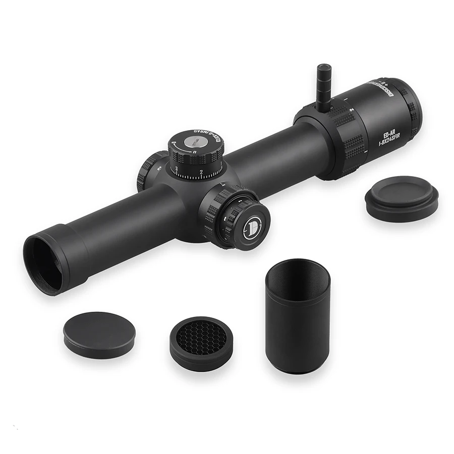 Discovery ED-AR 1-8X24SFIR Hunting Scopes First Focal Plane Turret Locking Riflescope Illumination HD Glass Sights For AR 15