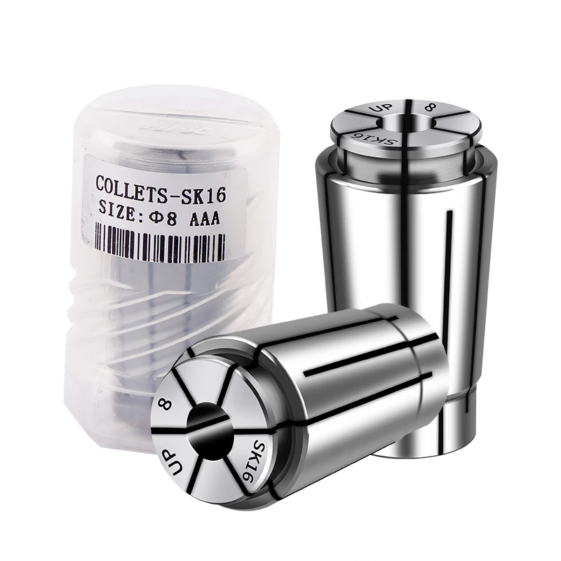 High Precision 0.005 Tool Holder Collet SK Chuck SK6 SK10 SK16 CNC Collet Chuck Drilling Spring Machine Center Chuck