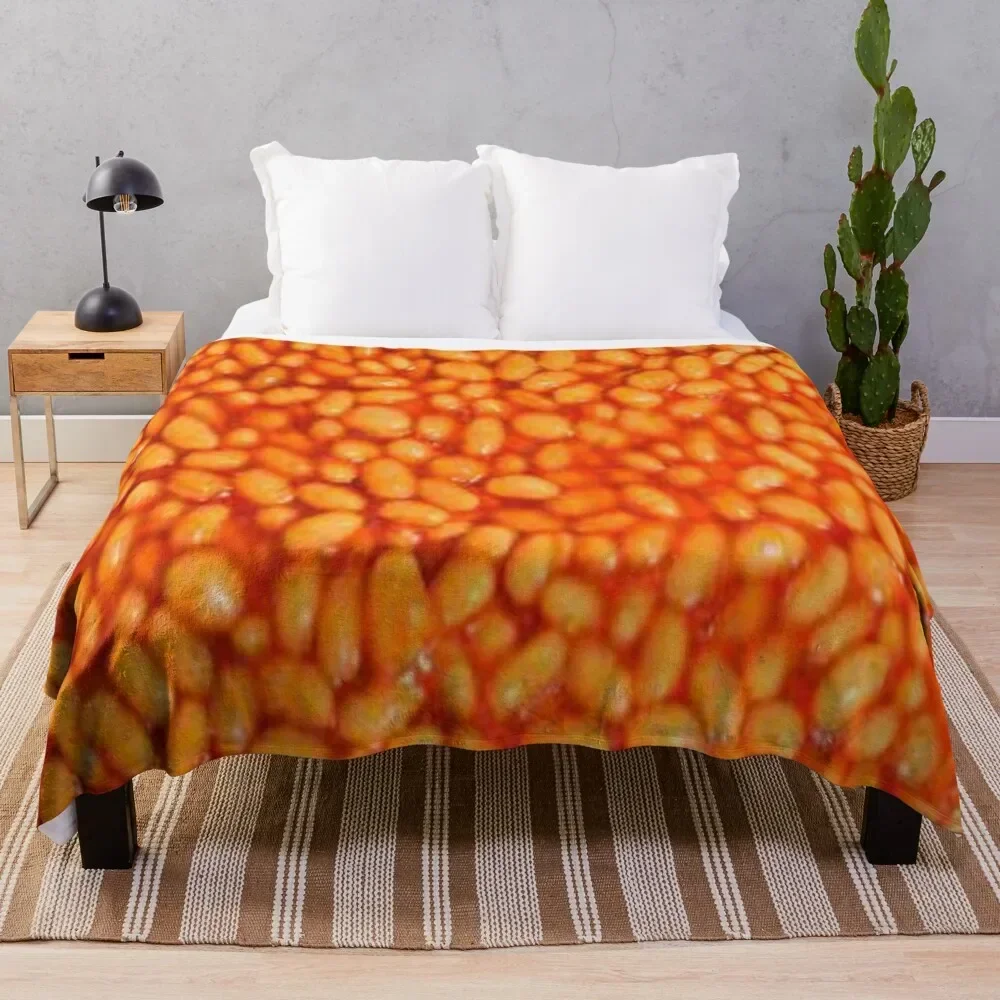 

baked beans Throw Blanket Weighted manga Summer Beddings Stuffeds Blankets