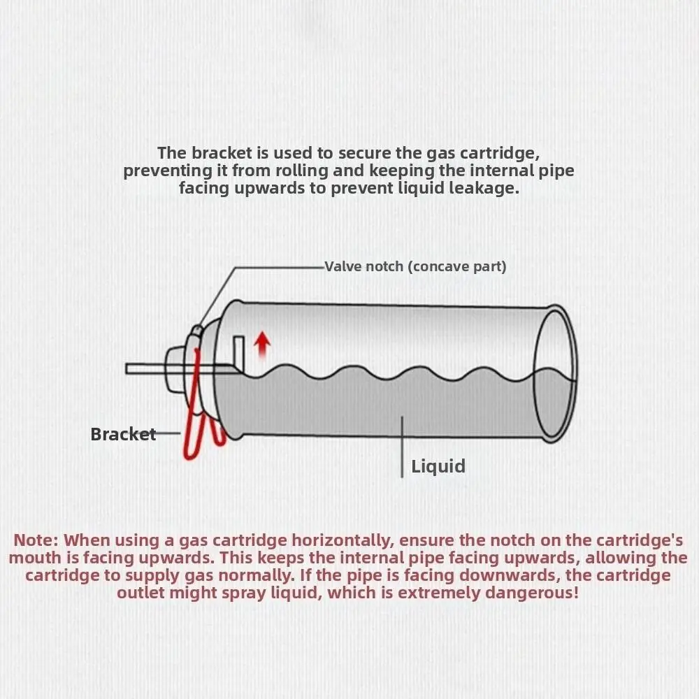 Portable Aluminum Alloy Butane Adapter Screw-On Valve Nozzle Universal Camping Stove Adapter Bottle Adapter Camping