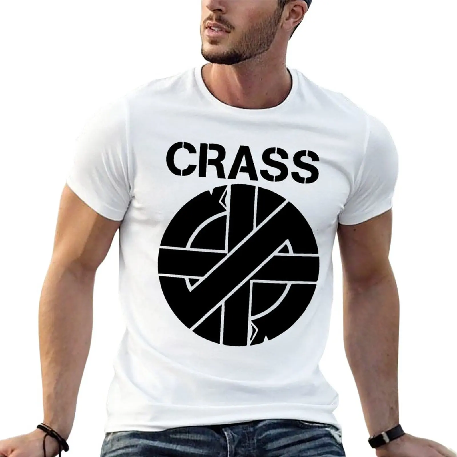 

New Crass Logo Classic T-Shirt custom t shirt vintage clothes summer clothes oversized t shirt men