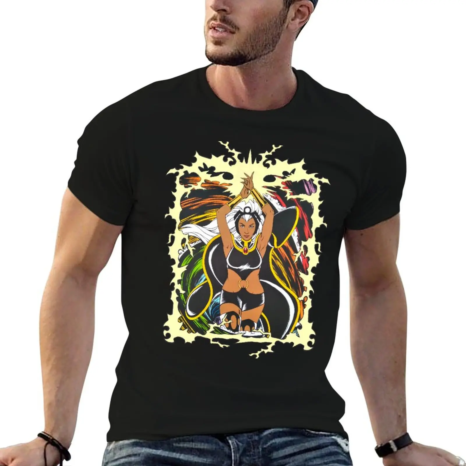 Storm LOLA - Total Ray T-Shirt cotton graphic tees Funny t-shirt luxury clothes men