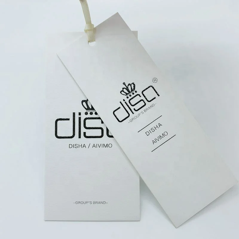 Custom.,pieces. luxury custom logo recyclable paper hang tags business printed clothing tags-shirts jackets bags shoes garm