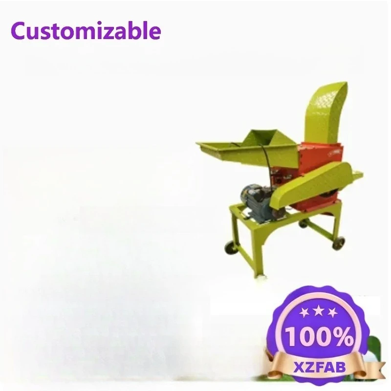 Factory Direct 2026 5 Knife Conveyor Lawn Mower Kneading Machine Corn Stalks Feed Crusher Cattle And Sheep Cutter Small Househol