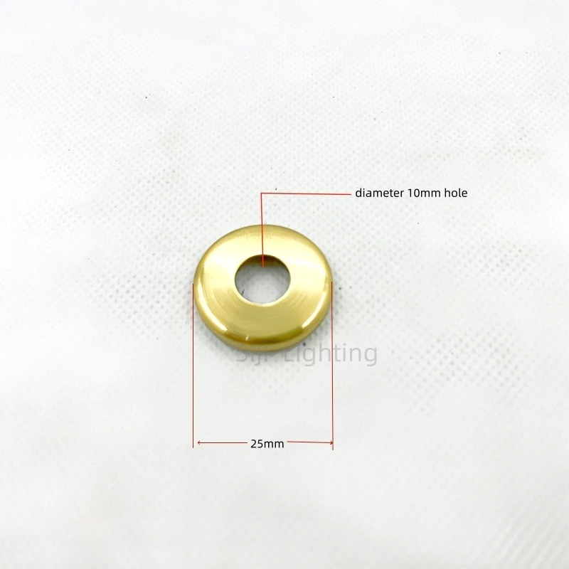 Wall Lamp Tube M13 M16 M19 M25 Decoration Casing Pipe Metal Hollow Connection Tube for Led Crystal Lamp Chandelier Pendant Light